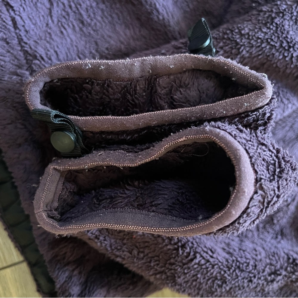 The North Face Dark Purple Sherpa Full Zip Jacket Women’s Small - Picture 8 of 8